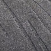 Hand Carved Black Wool