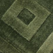 Hand Loomed Cubed Green
