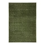 Hand Loomed Cubed Green