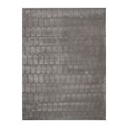 Hand Tufted Oval Grey