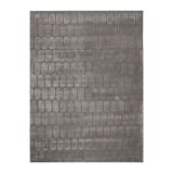 Hand Tufted Oval Grey