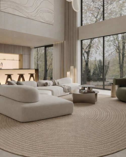 Woven Rope Outdoor Beige